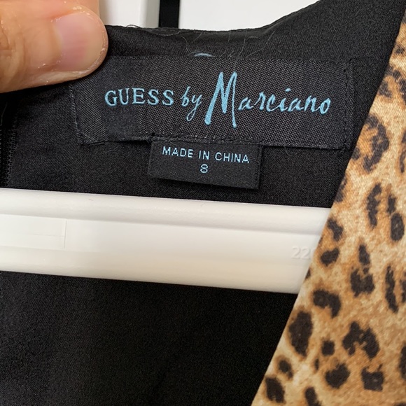 Guess by Marciano Leopard 🐆 Print Silk Dress 🔥 - Picture 3 of 8